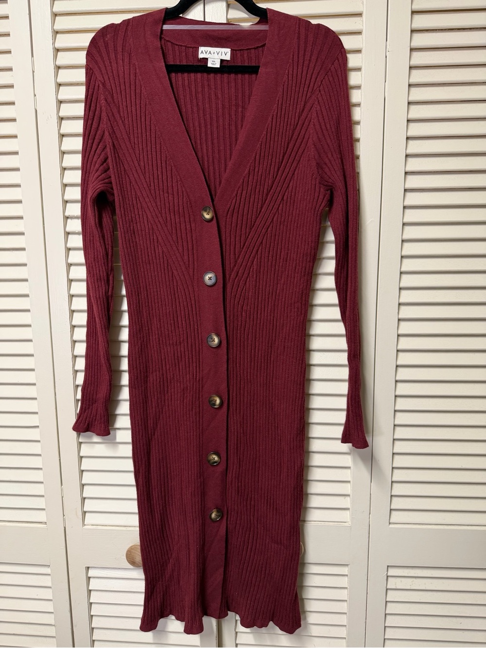 NWOT Ava and Viv sweater dress or duster